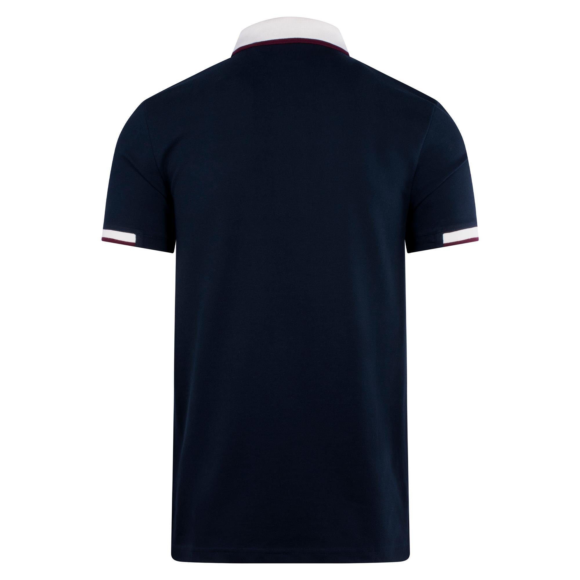 Lyle & Scott Half Tipped Mens Polo Shirt Dark Navy